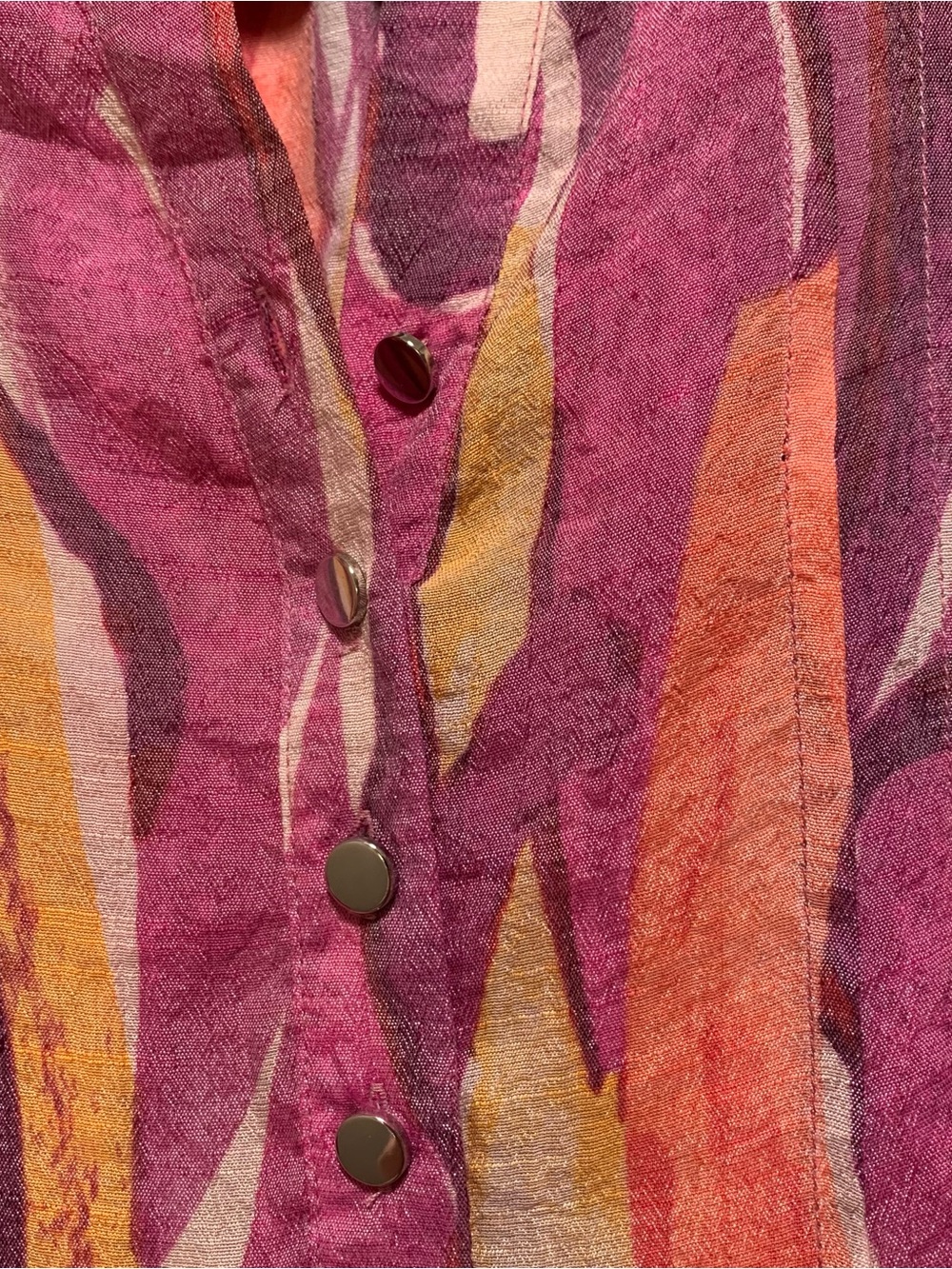 Cocomo Multi-Color Abstract Wave V-Neck Tunic - Picture 4 of 6